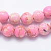 Synthetic Imperial Jasper Beads Strands G-F531-4mm-H01-3