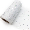 Sparkle Polyester Tulle Fabric Rolls FABR-PW0001-058K-1