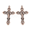 Tibetan Style Alloy Pendants TIBEP-S298-011R-2