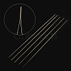 Iron Collapsible Big Eye Beading Needles ES001Y-S-75mm-01-2
