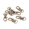 Alloy Swivel Lobster Claw Clasps X-IFIN-E548Y-AB-2