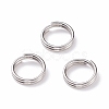Non-Tarnish 304 Stainless Steel Split Rings STAS-K155-07P-1
