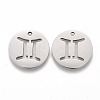 Tarnish Resistant 201 Stainless Steel Pendants LS-STAS-Z001-B-06P-1