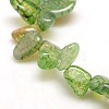 Natural Nuggets Crackle Agate Beads Strands G-P032-M-4