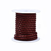 Braided Cowhide Leather Cord NWIR-N005-01A-3mm-1