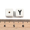 Porcelain Beads PORC-R003-08Y-3