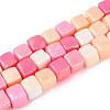 Handmade Polymer Clay Beads Strands CLAY-N013-25A-03-1