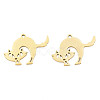 Ion Plating(IP) 201 Stainless Steel Pendants STAS-N098-083LG-3