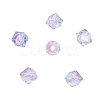 Two Tone Transparent Spray Painted Acrylic Bead X-ACRP-T005-26-4