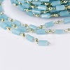 Handmade Glass Beaded Chains CHC-F008-B14-3