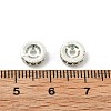 Brass Micro Pave Cubic Zirconia Beads KK-R216-10B-S03-3