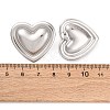 304 Stainless Steel Stud Earrings EJEW-K311-01P-5
