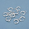 201 Stainless Steel Huggie Hoop Earring Findings STAS-P283-01A-S-2