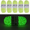5 Skeins Light Two-Tone Luminous Polyester Yarn OCOR-SZ0002-09A-1