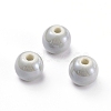 Glazed Porcelain Beads PORC-D001-12mm-13-1