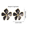 304 Stainless Steel Enamel Stud Earrings FS-WG1F046-06-1