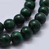 Natural Malachite Beads Strands G-F571-27B2-4mm-3