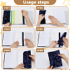 Polyester Book Covers AJEW-WH0696-018A-3