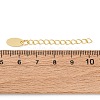 Brass Ends with Chain KK-D378-09G-03-3