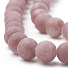 Natural Purple Aventurine Beads Strands G-T106-281-2