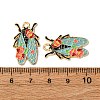 Alloy Enamel Pendants X1-FIND-H051-01C-G-3
