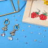 30Pcs Brass Ear Nuts KK-BBC0019-92S-4