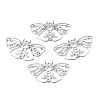Non-Tarnish 201 Stainless Steel Pendants STAS-T063-180P-1