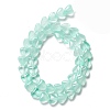 Transparent Glass Beads Strand GLAA-F112-01E-4