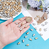 420Pcs 2 Colors CCB Plastic Beads CCB-PA0001-24-3