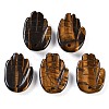 Natural Tiger Eye Pendants G-K359-03A-1