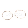 Ion Plating(IP) 316L Surgical Stainless Steel Hoop Earring Findings STAS-D164-01RG-2