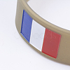 Silicone Wristbands Bracelets BJEW-K168-01A-2