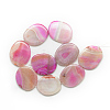 Natural Striped Agate/Banded Agate Beads Strand G-S236-03-2