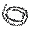 Synthetic Terahertz Stone Beads Strands G-K395-A13-01-3