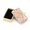Flower Pattern Cardboard Jewelry Packaging Box X1-CBOX-L007-003C-2