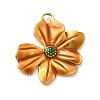 304 Stainless Steel Enamel Pendants STAS-I355-09G-02-1