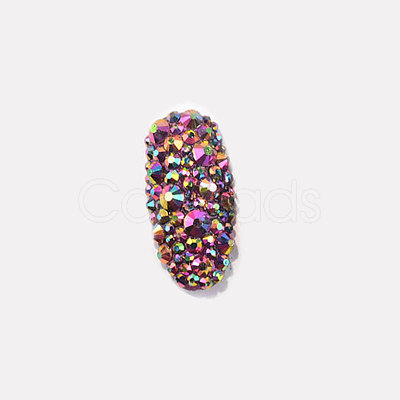 Glass Rhinestone Flat Back Cabochons RGLA-S002-10SS-40-1