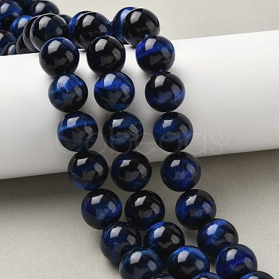 Natural Tiger Eye Bead Strands LS-G-P230-08-B-14mm-1