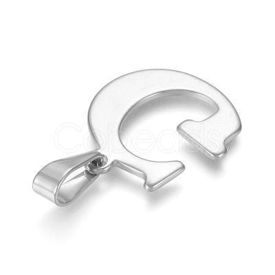 Tarnish Resistant 304 Stainless Steel Pendants STAS-F106-95P-G-1