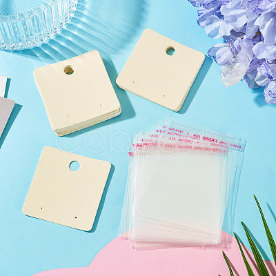 20Pcs Paper Earring Display Cards CDIS-TADJ0002-01E-1