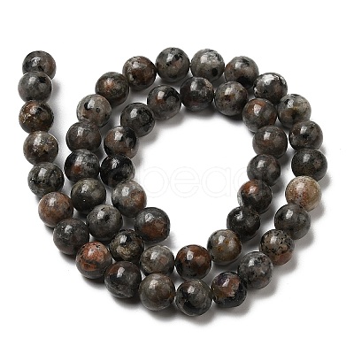Natural Fluorescent Syenite Rock(Glow under UV Light) Beads Strands G-K340-A05-05-1