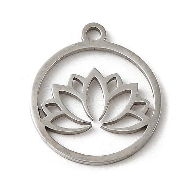 Non-Tarnish 201 Stainless Steel Pendants LS-STAS-E211-02P-1