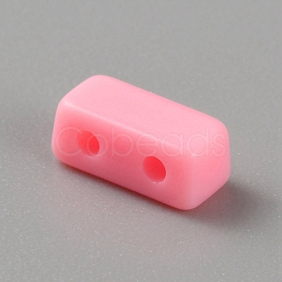 Opaque Acrylic Beads SACR-WH0011-10D-1