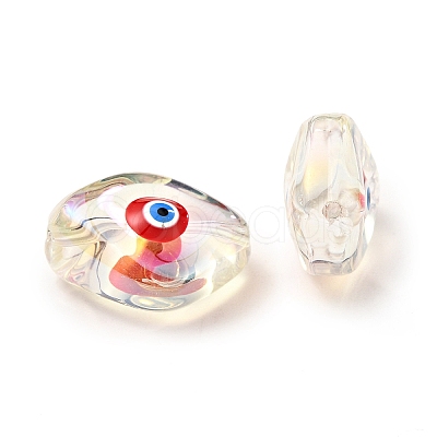 Transparent Glass Beads GLAA-F121-01-1
