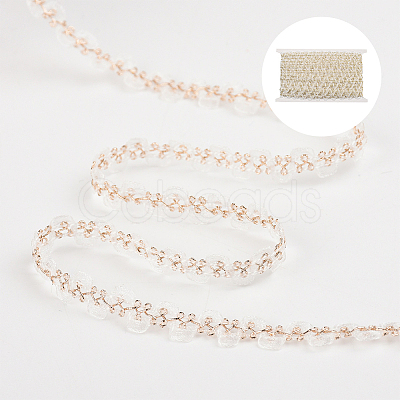 Polyester Lace Trim for Curtain OCOR-K007-10B-01-1