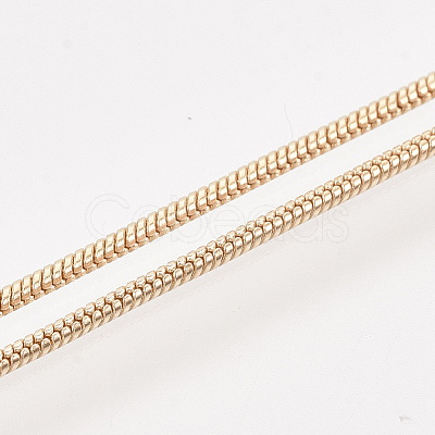 Brass Snake Chain Necklaces X-MAK-T006-11A-KC-1