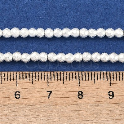 Electroplated Synthetic Non-Magnetic Hematite Beads Strands G-U003-13A-1