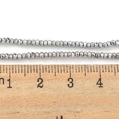 Electroplated Synthetic Non-Magnetic Hematite Beads Strands G-C136-K01-02-1