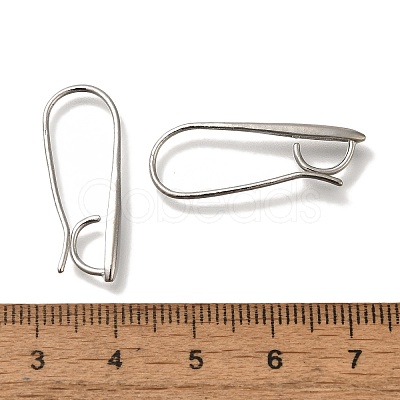 Brass Earring Hooks KK-H502-11P-1