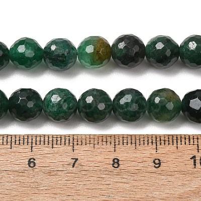 Natural Fuchsite Beads Strands GG-CBADA9D-A01-8mm-1